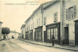 St Didier Sur Chalaronne * La Grande Rue Du Village * Commerce Magasin Mode BOURDON - Unclassified