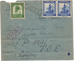 Congo Belge - Lettre Avion Pour Infanterie Coloniale Saïgon - Indochine - 17 Février 1947 - Lettres & Documents