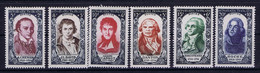 France: 1950 Yv Nr 867 - 872 MNH/** Mint Never Hinged, Sans Charniere. Postfrisch - Nuevos