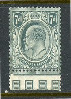 -GB-1909-"King Edward VII" (Seven Pence) MH (*) - Ongebruikt