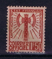 France: 1943 Yv Nr 8 (*) SG No Gumm , Pliage  Fold - Nuevos