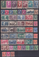 1938 - ANNEE COMPLETE YVERT N°372/418 SAUF ADER (398) OBLITERES - COTE = 218EUR. - - ....-1939