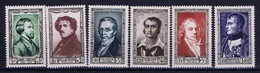 France: 1950 Yv Nr 891 - 896 Mint Never Hinged, Sans Charniere. Postfrisch - Unused Stamps