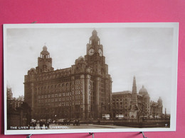 Angleterre - Liverpool - The Liver Buildings - R/verso - Liverpool