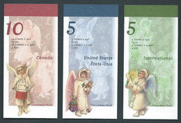 Canada BK222b-223b-224b MNH - Christmas 1999 - Victorian Angels - Folletos/Cuadernillos Completos
