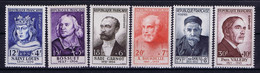 France: 1954 Yv Nr 989 - 994 , 1954 Mint Never Hinged, Sans Charniere. Postfrisch - Ongebruikt