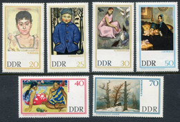 DDR / E. GERMANY 1967 Dresden Gallery Paintings MNH / **.  Michel 1262-67 - Nuovi