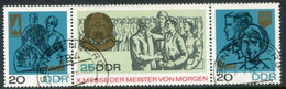 DDR / E. GERMANY 1967 Masters Of Tomorrow Strip Used.  Michel 1320-22 - Oblitérés