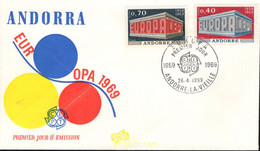 686808 MNH ANDORRA. Admón Francesa 1969 EUROPA CEPT. 10 ANIVERSARIO DE LA CEPT - Collections