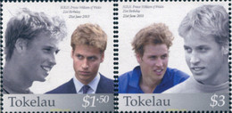 132439 MNH TOKELAU 2003 21 ANIVERSARIO DEL NACIMIENTO DEL PRINCIPE GUILLERMO - Tokelau