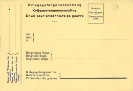 2516PR/ CP Kriegsgefangenensendung / Envoi Pour PDG / Krijgsgevangenenzending Non Voyagée - Prisoners