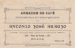 MY BOX 2 - PORTUGAL COMMERCIAL DOCUMENT  - BRAGA - CAFÉ - COFFEE - Portugal