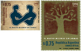 50522 MNH ARGENTINA 1999 AMERICA-UPAEP 1999 - EL NUEVO MILENIO SIN ARMAS - Usados