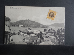 CPA - Antilles - Iles Vierges - St-Thomas Avec Timbre Des Antilles Danoises - Islas Vírgenes Americanas