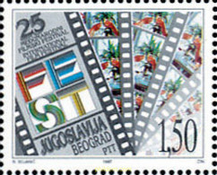 134476 MNH YUGOSLAVIA 1997 25 FESTIVAL INTERNACIONAL DE CINE - Usati