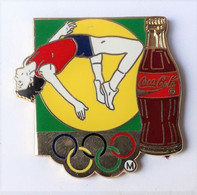 QQ277 Pin's Jeux Olympiques Olympic Games JO Saut En Hauteur COCA COLA Qualité EGF Achat Immédiat - Jeux Olympiques