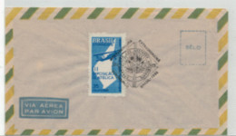 Brésil - "Semaine De L'aviation - 2ème Expo Philatélique" - Oblitéré N° 785 Sur Enveloppe AIR MAIL De 1965 - Lettres & Documents