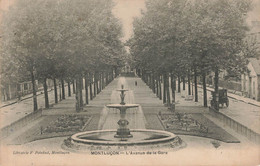 MONTLUCON : L'AVENUE DE LA GARE - Montlucon