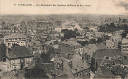 MONTLUCON : VUE D'ENSEMBLE DES QUARTIERS ST PIERRE ET VIDE GOZET - Montlucon