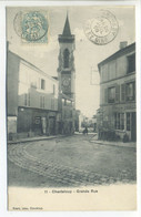 CPA  [78] Yvelines - CHANTELOUP - Grande Rue - Eglise, Commerces, Animation - Chanteloup Les Vignes