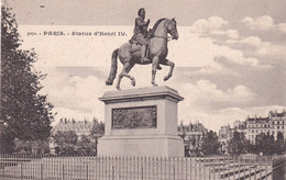 A21437 - PARIS Statue D'Henri IV Horse France Post Card Unused - Statues