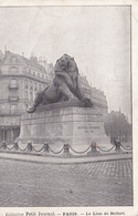 A21449 - PARIS Le Lion Belfort Defense Nationale France Post Card Unused Collection Petit Journal - Statues