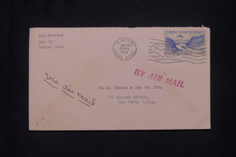 CANAL ZONE - Enveloppe De Ancon Pour New York Par Avion En 1941  - L 133853 - Kanalzone