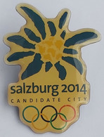 Olympic Games Candidate City Salzburg 2014 Austria   PIN A12/4 - Jeux Olympiques