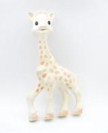 PIEPER POUET SQUEAKY: DELACOSTE GIRAFFE VULLI SOPHIE - L=18 - Rubber - Vinyl -1950's - Schtroumpfs