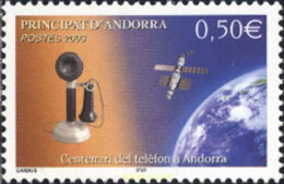 136977 MNH ANDORRA. Admón Francesa 2003 CENTENARIO DEL TELEFONO EN ANDORRA - Collections