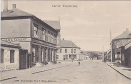 Street Motif From The District Of Thorstrand, Larvik In Vestfold 1910 Century-exclusive Berg & Høeg, Kristiania-unused - Norway