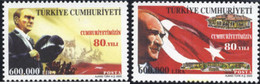 137052 MNH TURQUIA 2003 80 ANIVERSARIO DE LA REPUBLICA - Collections, Lots & Series