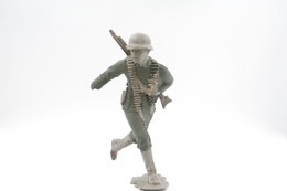 Marx (GB) Vintage 6 INCH Scale WW2 GERMAN SOLDIER With MG42 , Scale 6 Inch - Figurini & Soldatini