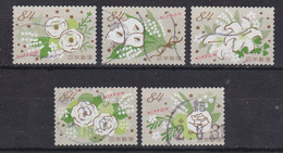 JAPAN 2020 - Celebration Designs - Flowers Used Stamps Complete Set - Oblitérés