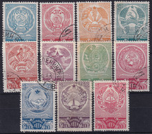 USSR 1938 - Canceled - Zag# 504-514 - Used Stamps