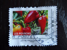 FRANCE - MONTIMBRAMOI - Lette Prioritaire 20 G - Les Poivrons - Used Stamps