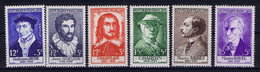 France: Yv 1066-1071 Mi. 1094-1099 Postfrisch/neuf Sans Charniere /MNH/** 1949 - Nuovi