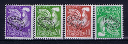 France: Yv 119 - 122 Preobliteres Postfrisch/neuf Sans Charniere /MNH/**  1960 - 1953-1960