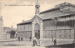 CPA France - Deux Sèvres - Coulonges Sur L'Autize - Les Halles - Collection Clouzot - Oblitération Ambulante 1913 - Coulonges-sur-l'Autize