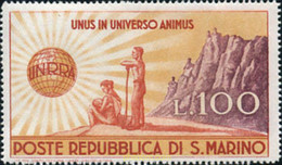 140601 MNH SAN MARINO 1946 HOMENAJE A LA ADMINISTRACION DE LAS NACIONES UNIDAS - Gebruikt