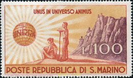 601769 HINGED SAN MARINO 1946 HOMENAJE A LA ADMINISTRACION DE LAS NACIONES UNIDAS - Used Stamps