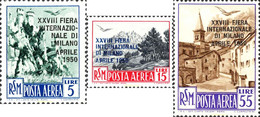 140653 MNH SAN MARINO 1950 28 FERIA DE MILAN - Gebruikt