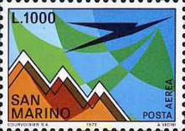 140925 MNH SAN MARINO 1972 MONTE TITANO - Used Stamps