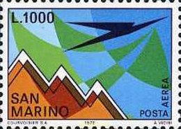 140925 MNH SAN MARINO 1972 MONTE TITANO - Usados