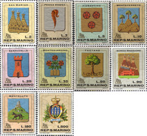 140820 MNH SAN MARINO 1968 ESCUDOS - Gebruikt