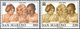 141004 MNH SAN MARINO 1976 30 ANIVERSARIO DE LA UNESCO - Oblitérés