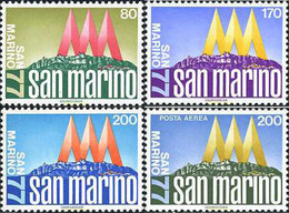 141014 MNH SAN MARINO 1977 EXPOSICION FILATELICA INTERNACIONAL. SAN MARINO 1977 - Oblitérés