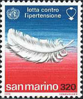 141054 MNH SAN MARINO 1978 LUCHA CONTRA LA HIPERTENSION - Usati