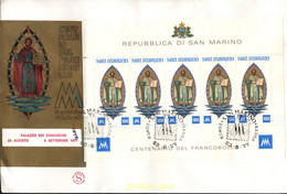 686523 MNH SAN MARINO 1977 CENTENARIO DEL PRIMER SELLO DE SAN MARINO - Used Stamps