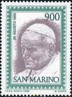 141174 MNH SAN MARINO 1982 VISITA DEL PAPA JUAN PABLO II - Usados